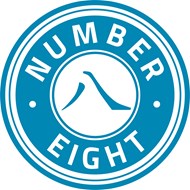 Number Eight logo _ definitief blauw